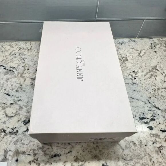 Jimmy Choo Gold Brushed Ballet Flats with Box and Dust bag Size 5 - Picture 10 of 11